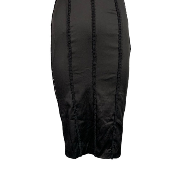 Mandalay Sleeveless Silk Midi Sheath Dress Size 6 - Picture 6 of 12